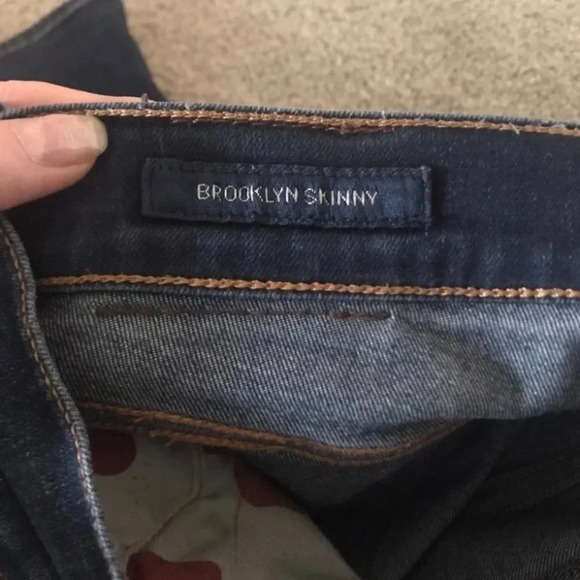 Lucky Brand Brooklyn Skinny Dark Wash Jeans Size 8 Regular - Picture 5 of 6